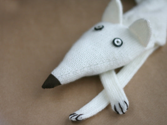 Sciarpa volpe bianca